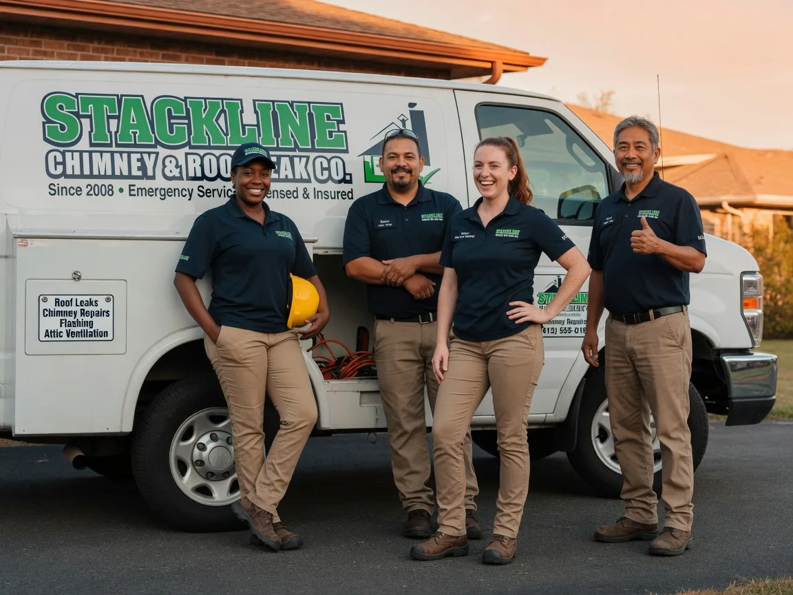 Chimney flashing repair company in Emmett, KS